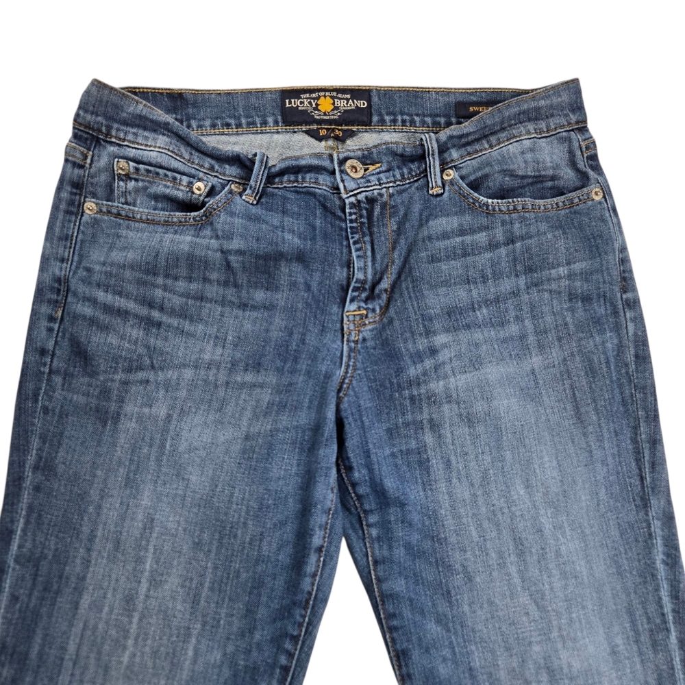 Lucky Brand Women 10/30 Sweet'N Low Blue Denim Jeans - Picture 3 of 13